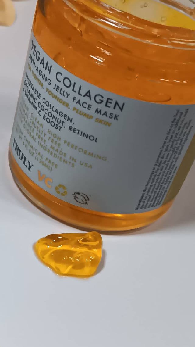 Truly Vegan Collagen Booster Anti Aging Jelly Face Mask review photo by lamamaishere