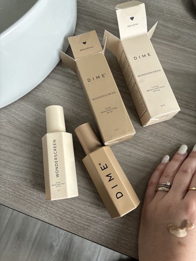 DIME Beauty Tinted Glow Wonderscreen SPF 30 review photo by carymakeup