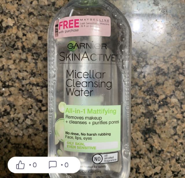 Garnier Nutritioniste SkinActive Micellar Cleansing Water All-in-1 Mattifying review photo by TryReviewandMaybeBuy