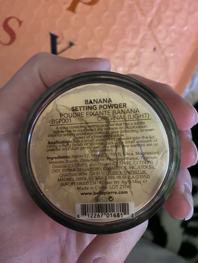 Bellapierre Cosmetics Banana Setting Powder review photo by autumnpanko