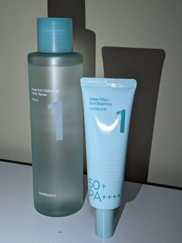 No.1 Pure-Full Calming Water Sunscreen SPF50+ PA++++  product review