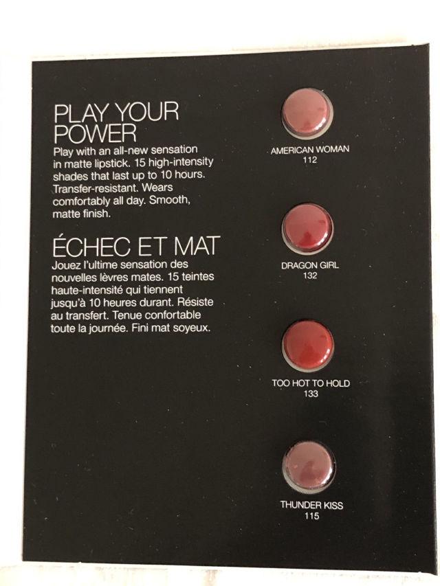 Powermatte Long Lasting Lipstick product review