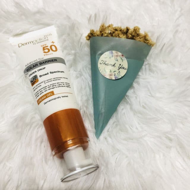 Dermaction Plus by Watsons Advanced Sun Water Drop Cream Gel SPF50 review photo by anakdenesor