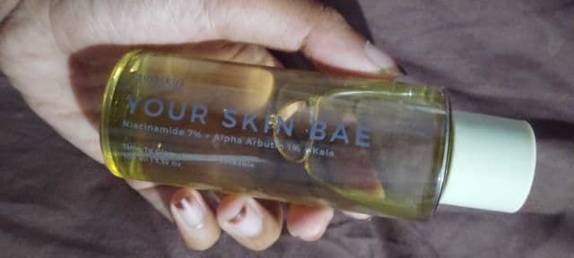 Avoskin Your Skin Bae Niacinamide 7% + Alpha Arbutin 1% + Kale review photo by RegitaKusumaningtyas