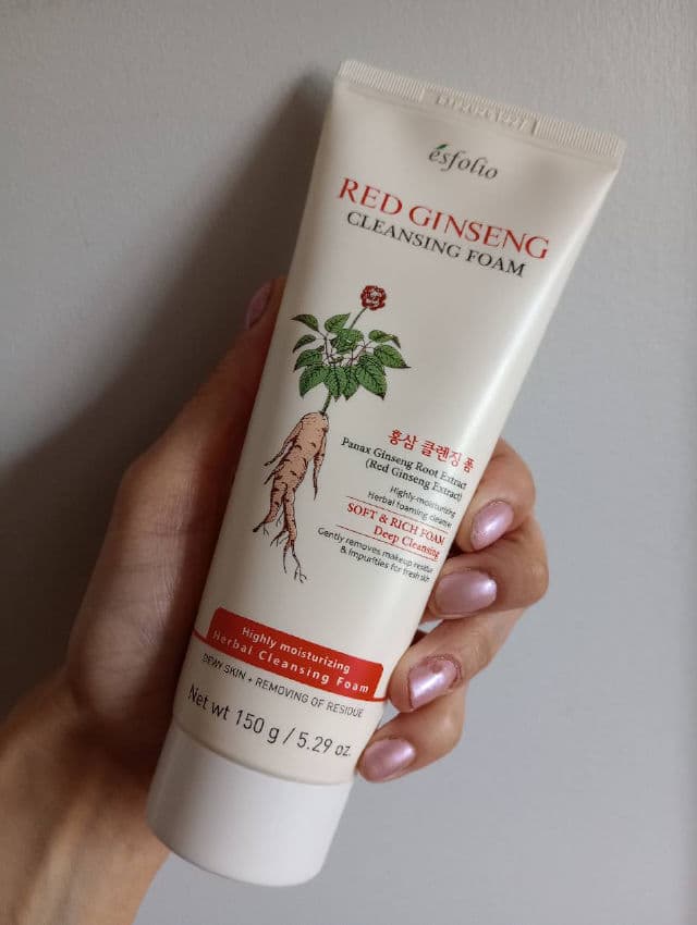 ESFOLIO Red Ginseng Cleansing Foam review photo by Angyp