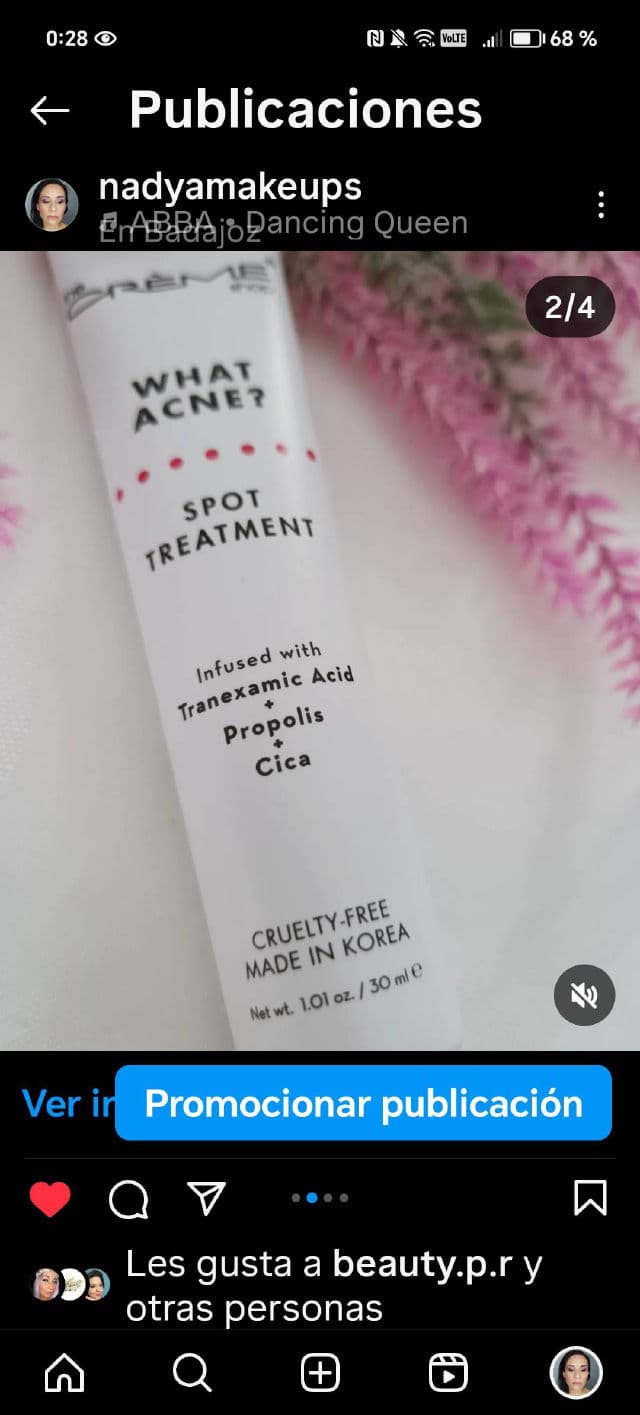 The Creme Shop What Acne? Spot Treatment review photo by Nadiaines