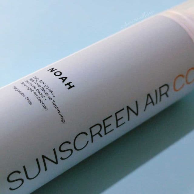NOAH Sunscreen Air CC SPF 50 PA++ review photo by SkincareWithSari