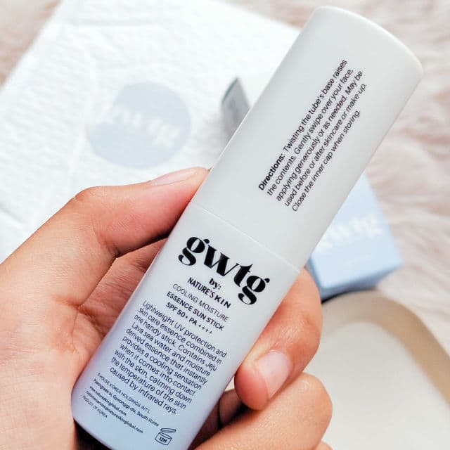 GWTG Go With The Glow Essence Sun Stick SPF 50 PA ++++ review photo by SkincareWithSari