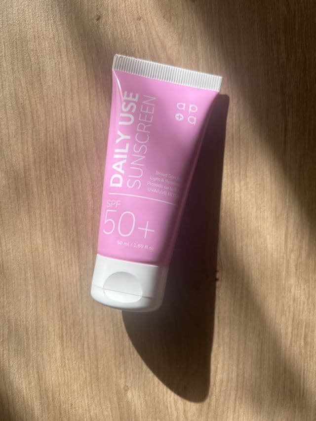 Synergy Therm Daily Use Sunscreen SPF50+ review photo by ginandskin