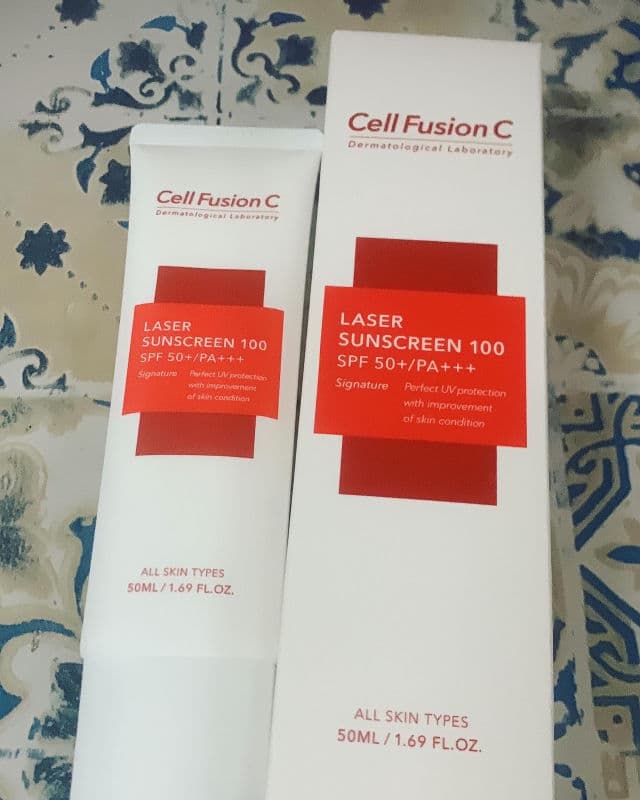Cell Fusion C Laser Sunscreen 100 SPF50+/PA+++ review photo by AinJazlan