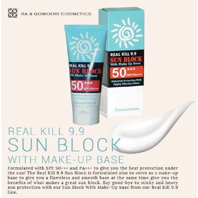 RA & Gowoori Real Kill 9.9 Sun Screen SPF 50+/PA+++ review photo by AinJazlan