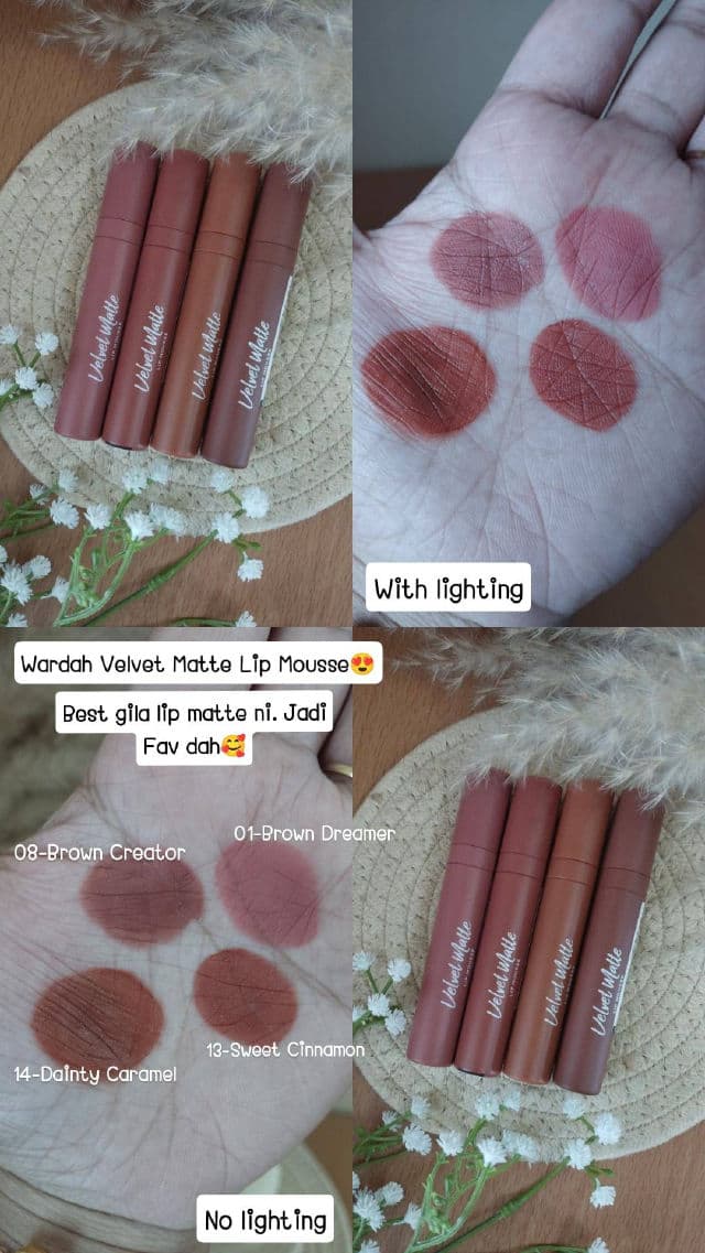 Wardah Colorfit Velvet Matte Lip Mousse review photo by ASMZ92
