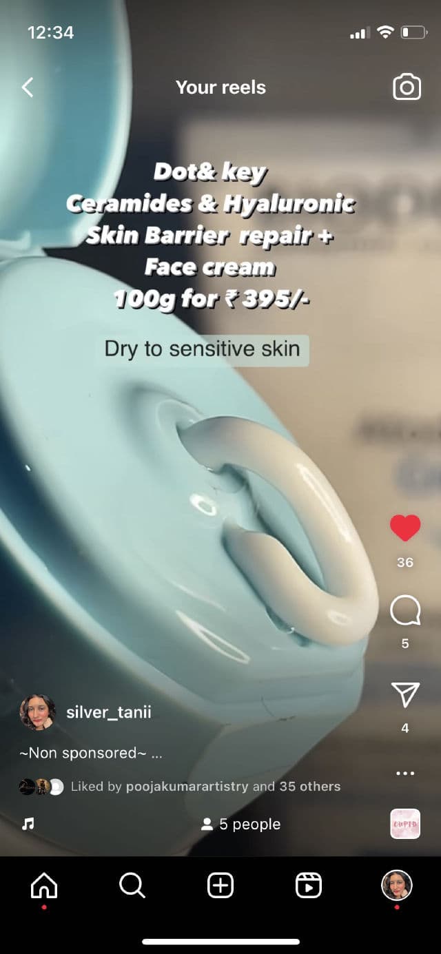 Dot & Key Ceramides & Hyaluronic Skin Barrier Repair Face Cream review photo by tanisha216