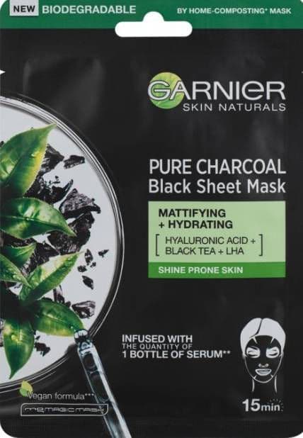 Garnier Pure Charcoal Black Tissue Mask - Mattifying + Hydrating review photo by Emily91