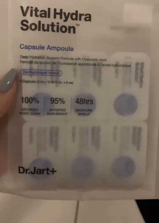 Dr. Jart+ Vital Hydra Solution Capsule Ampoule review photo by tishatanisha