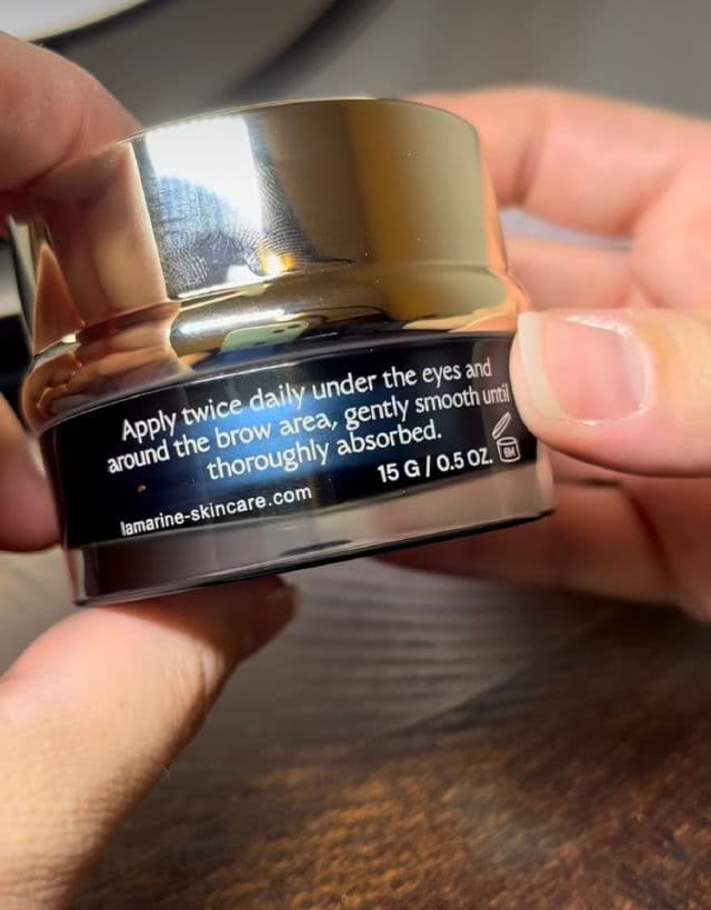 LaMarine Skincare Pearl Eye Cream review photo by Susan101