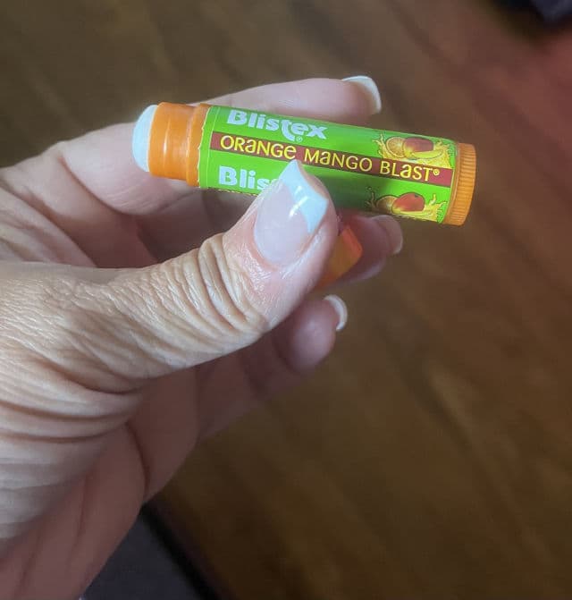 Blistex Orange Mango Blast Lip Balm review photo by Basketlady13