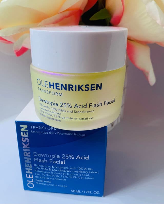 Ole Henriksen Dewtopia 25% Acid Flash Facial Mask review photo by WorldToUnbox