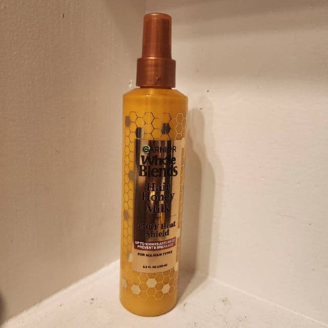 Garnier Whole Blends Hair Honey Milk 450°F Heat Shield Spray review photo by CherishP