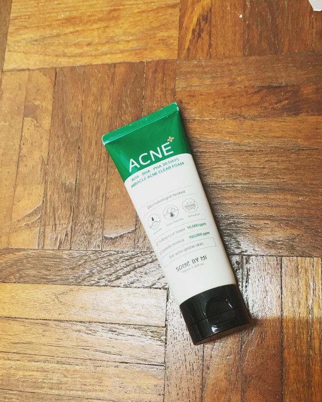 AHA BHA PHA 30 Days Miracle Acne Clear Foam product review