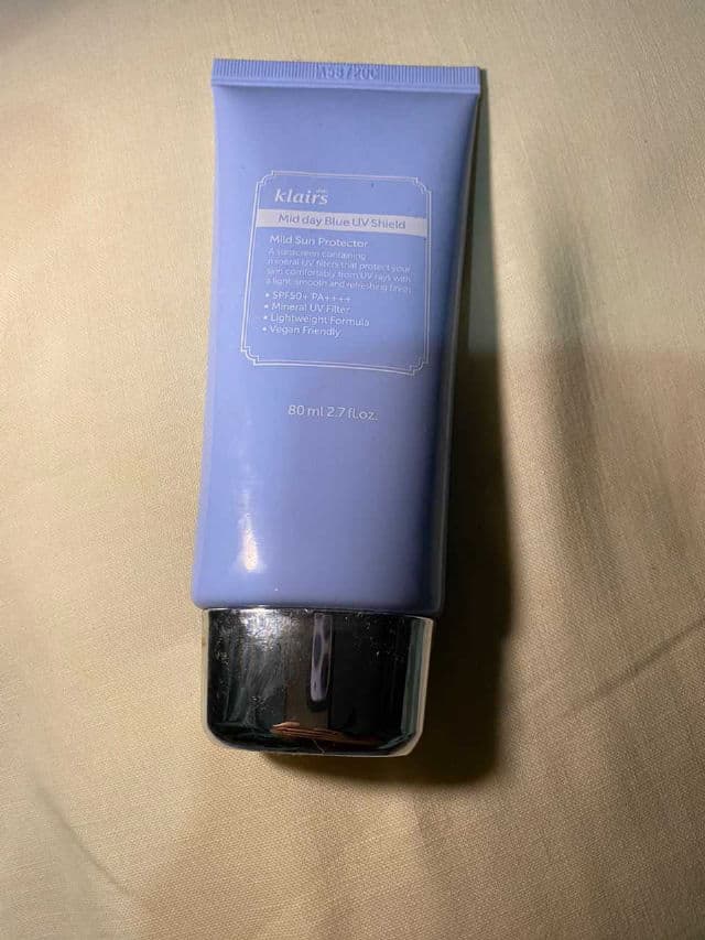 Dear, Klairs Mid Day Blue UV Shield SPF 50+PA++++ review photo by jw0n