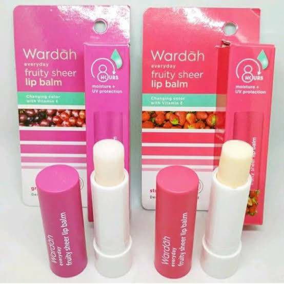 Wardah Everyday Fruity Sheer Lip Balm - Grape review photo by Jhannin