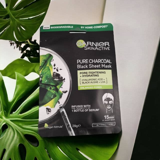 Garnier Pure Charcoal Black Tissue Mask - Mattifying + Hydrating review photo by Suraskinshine