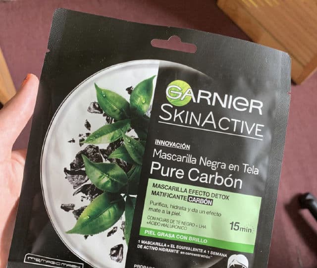 Garnier Pure Charcoal Black Tissue Mask - Mattifying + Hydrating review photo by rbkdevelasco