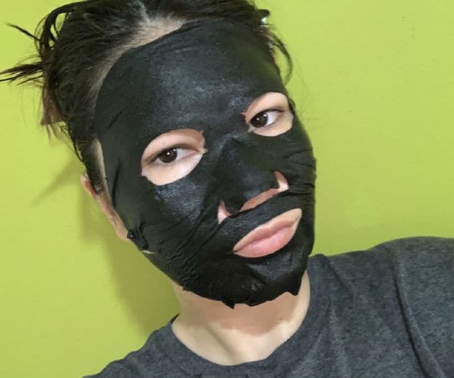 Garnier Pure Charcoal Black Tissue Mask - Mattifying + Hydrating review photo by rbkdevelasco