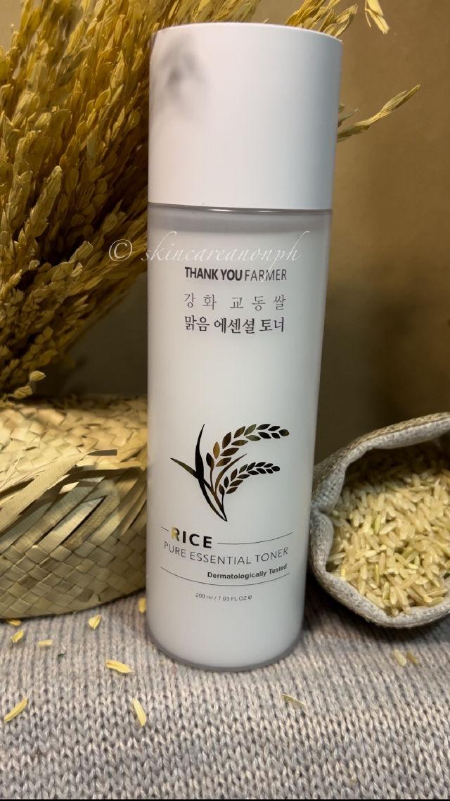 Rice Pure Essential Toner product review