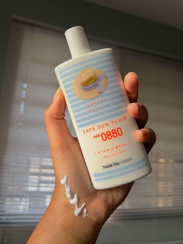 Safe Sun Fluid Age 0880 SPF50 + PA++++ product review