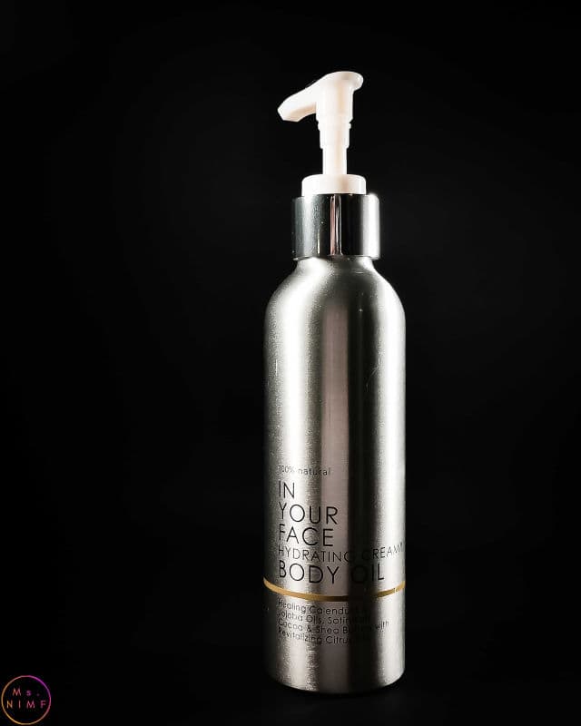 IN YOUR FACE Skincare Hydrating Creamy Body Oil review photo by MsNIMF