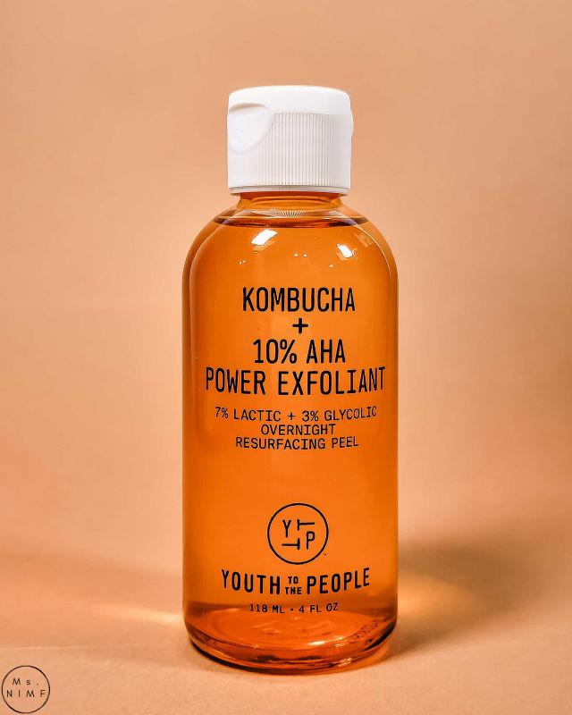 Kombucha + 10% AHA Power Exfoliant product review