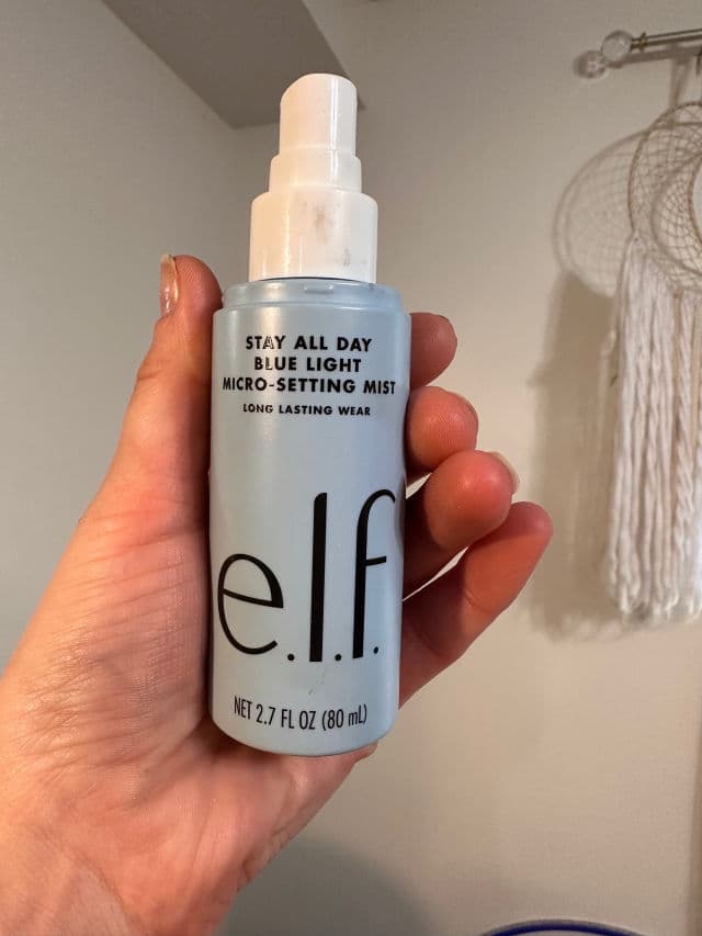 ELF Stay All Day Blue Light Micro-Setting Mist review photo by sav419
