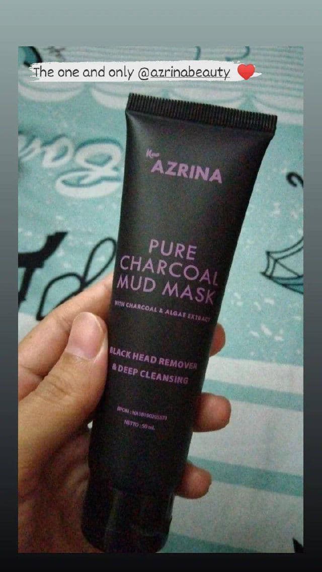 Azrina Pure Charcoal Mud Mask review photo by Novitaakbar18
