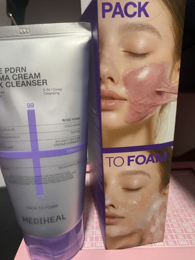 MEDIHEAL Rose PDRN Derma Cream Pack Cleanser review photo by veronica18