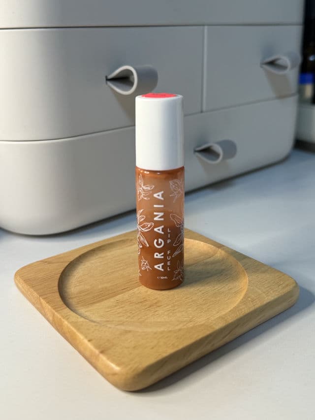 Argania Lip Cafe Fuel - Caramel Macchiato review photo by younicornskin