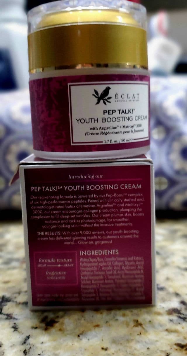 Eclat Pep Talk! Youth Boosting Cream review photo by JennB