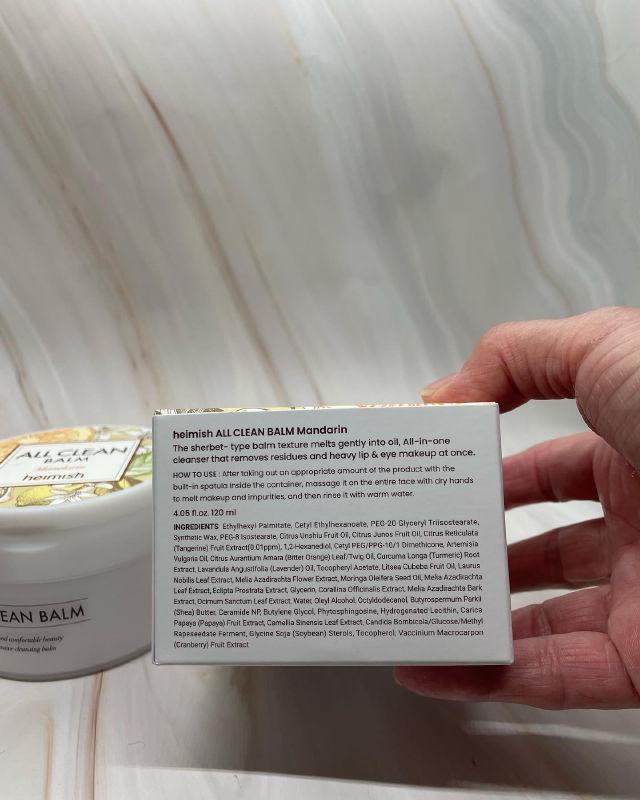 All Clean Balm Mandarin product review