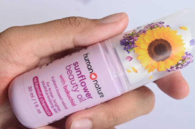 Human Heart Nature Sunflower Beauty Oil with Bakuchiol review photo by juliassante