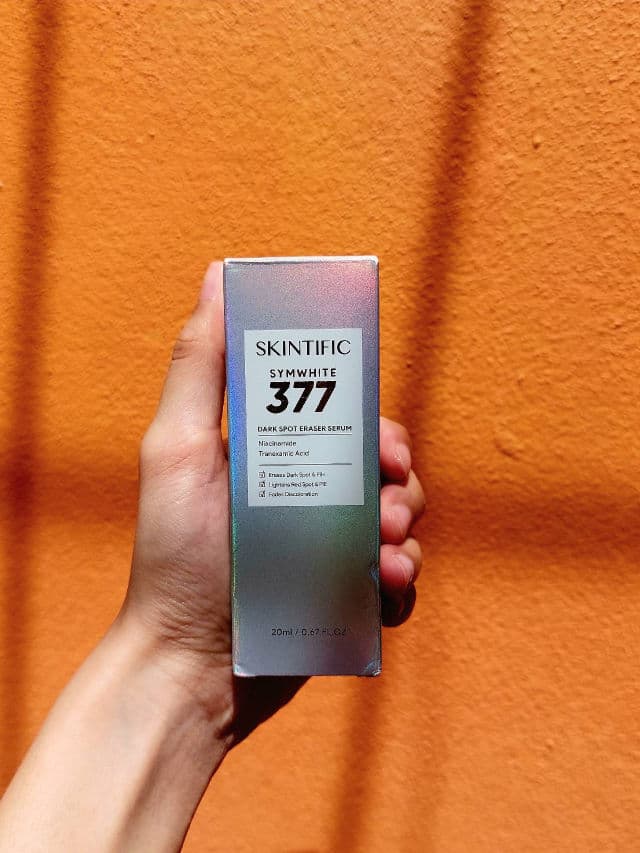 Skintific SymWhite377 Dark Spot Eraser Serum review photo by whenfarhanawrites