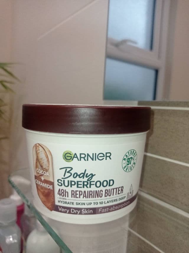 Garnier Body Superfood 48h Repairing Body Butter Cocoa + Ceramide review photo by kgrig