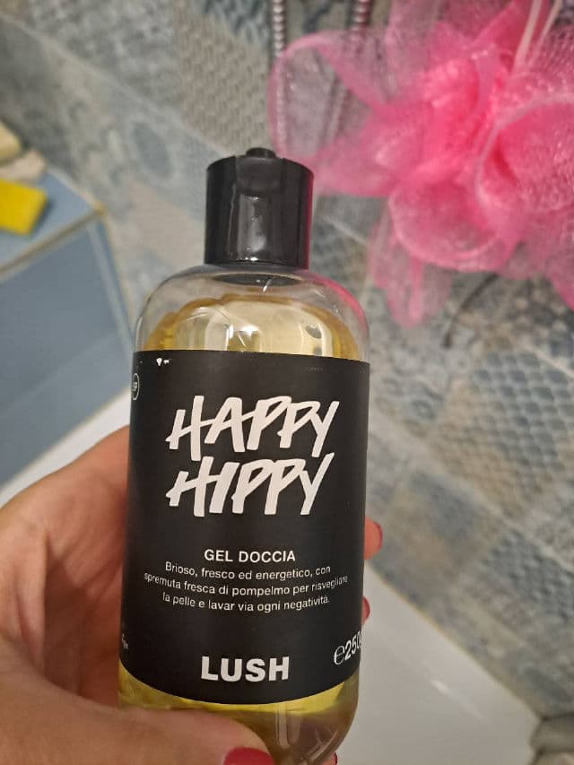 LUSH Happy Hippy Shower Gel review photo by Cosymakeup15