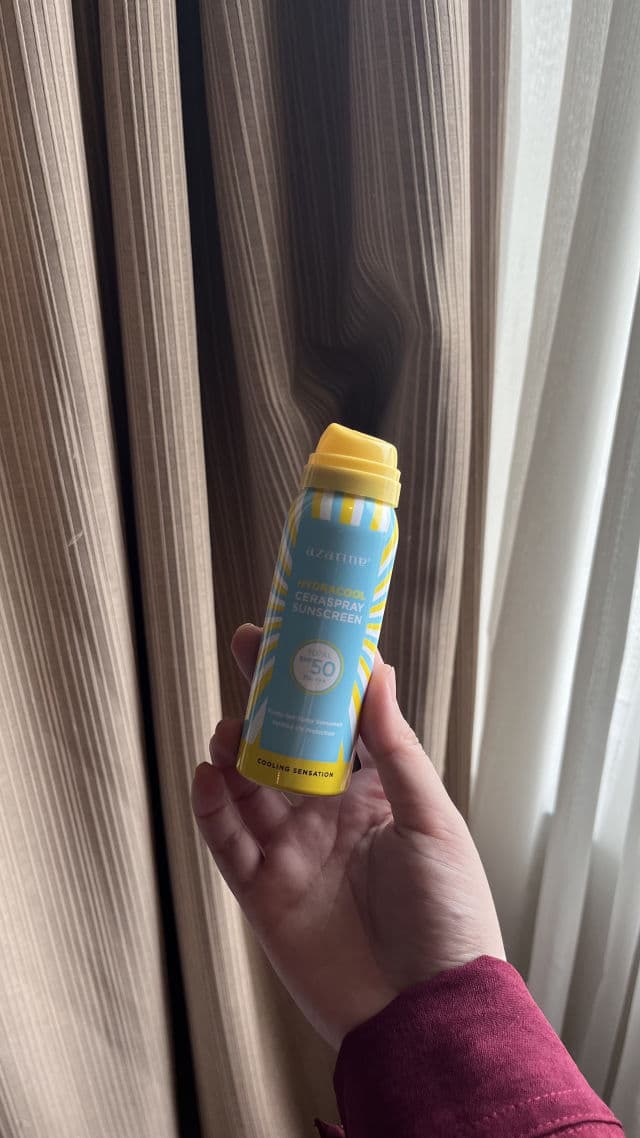 Azarine Hydracool Ceraspray Sunscreen SPF50 PA+++ review photo by wildtulips
