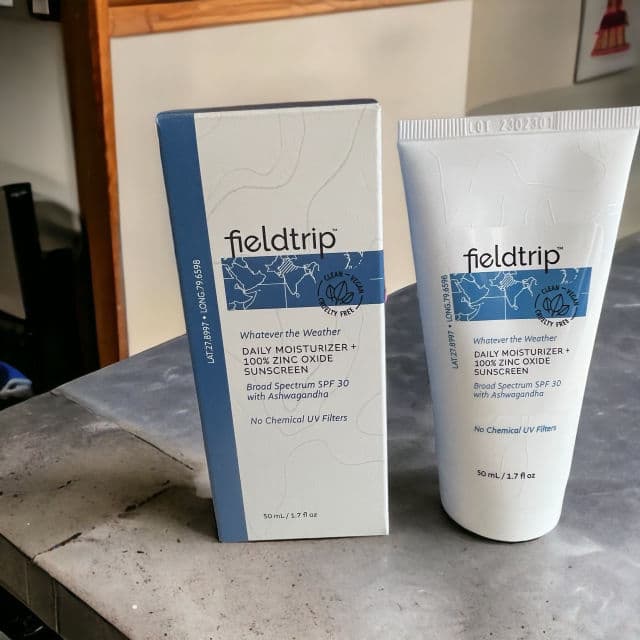 Fieldtrip Whatever the Weather Daily Moisturizer + 100% Zinc Oxide Broad Spectrum SPF 30 review photo by Itstime4glam