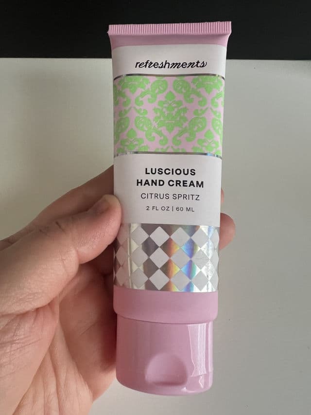 Refreshments Luscious Hand Cream - Citrus Spritz review photo by Itstime4glam