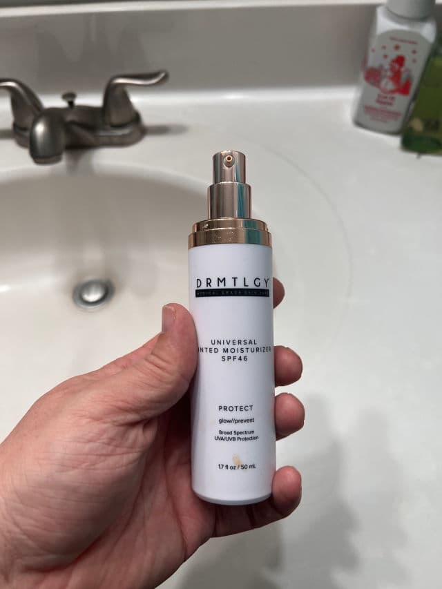 DRMTLGY Universal Tinted Moisturizer SPF 46 review photo by morgankeepswriting