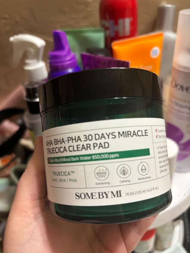 AHA BHA PHA 30 Days Miracle Truecica Clear Pad product review