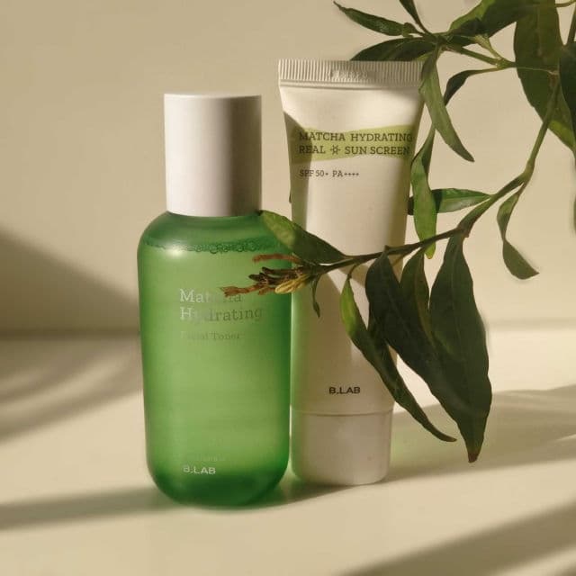 B_LAB Matcha Hydrating Real Sun Screen SPF 50+ PA++++ review photo by skindeepkumar
