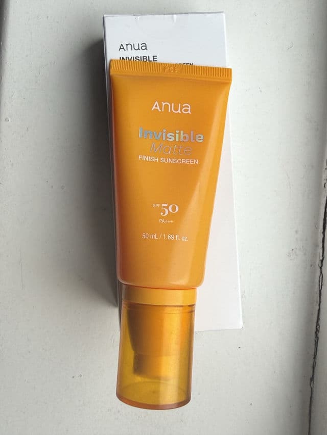 ANUA Invisible Matte Finish Sunscreen SPF 50 review photo by Tiana01